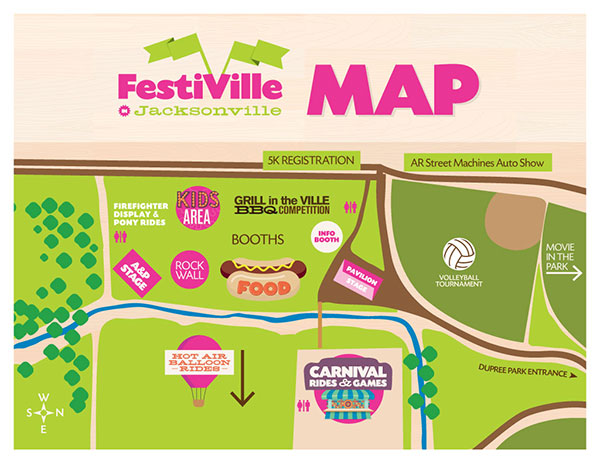 FestiVille Map 2016